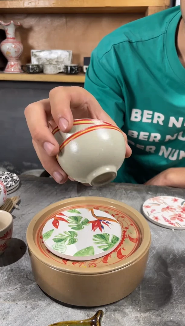 福利品杯杯一对磁州窑嘎嘎好