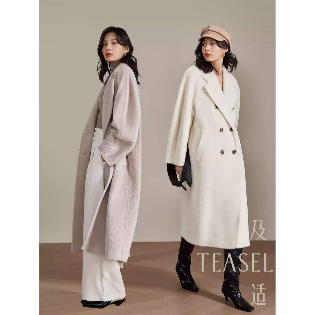 【星线好物】TEASEL「冬日苏黎世」苏力阿尔巴卡羊驼毛大衣13F240