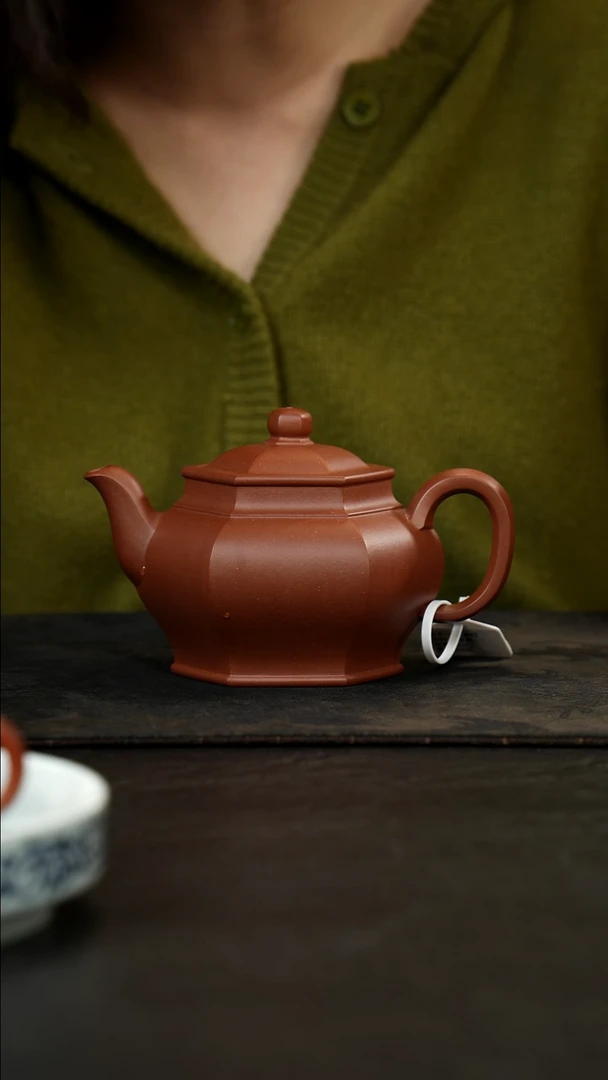 茶壶紫砂京****法六方宫灯红皮龙