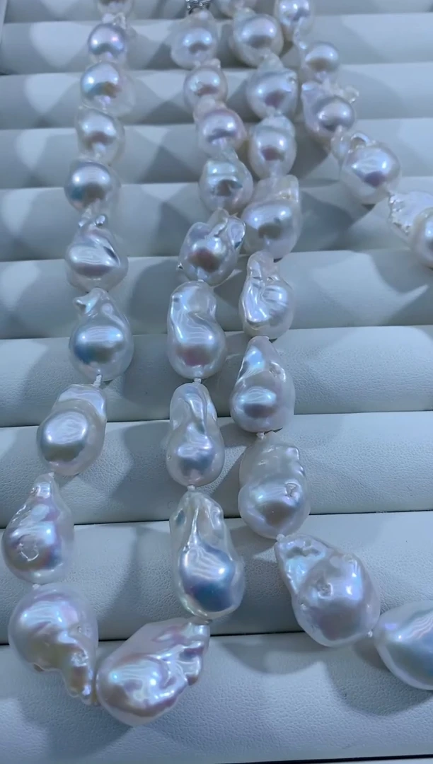 项链未镶嵌淡水珍珠巴洛克项链多样性发其一