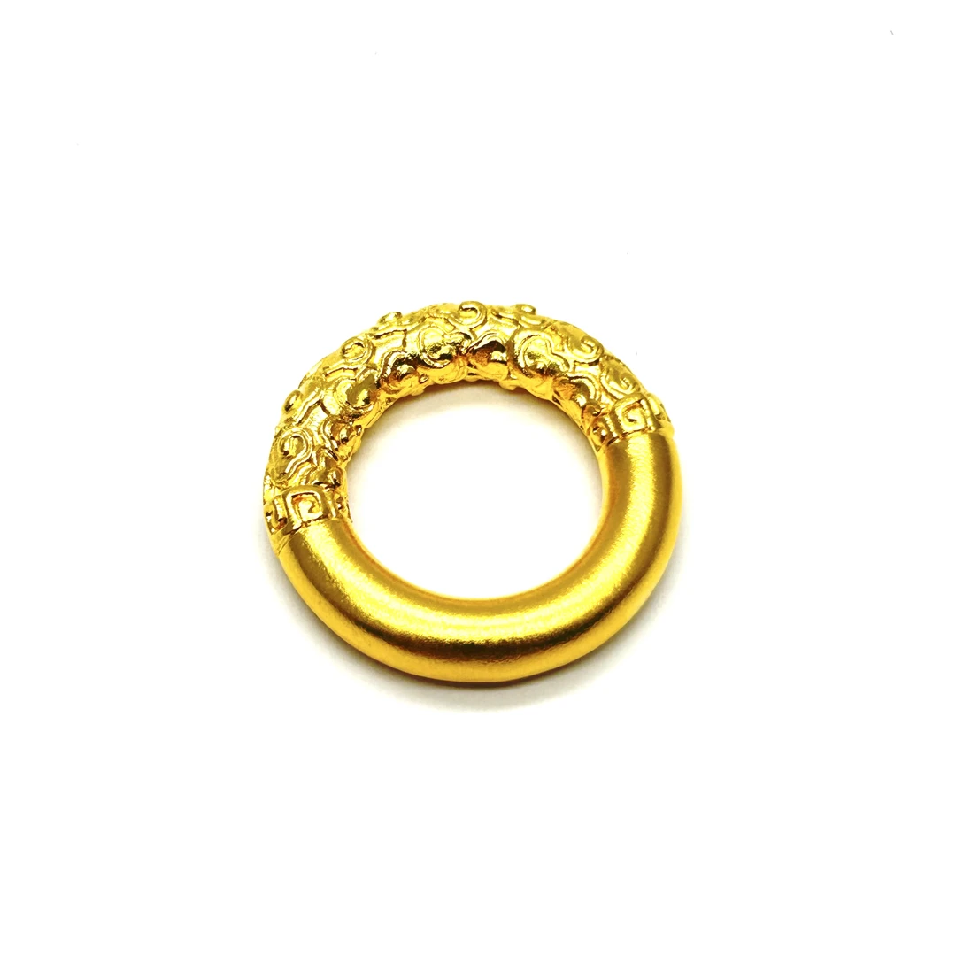 吊坠足银 祥云平安扣吊坠