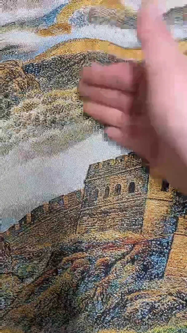 刺绣万里长城刺绣51651651351351