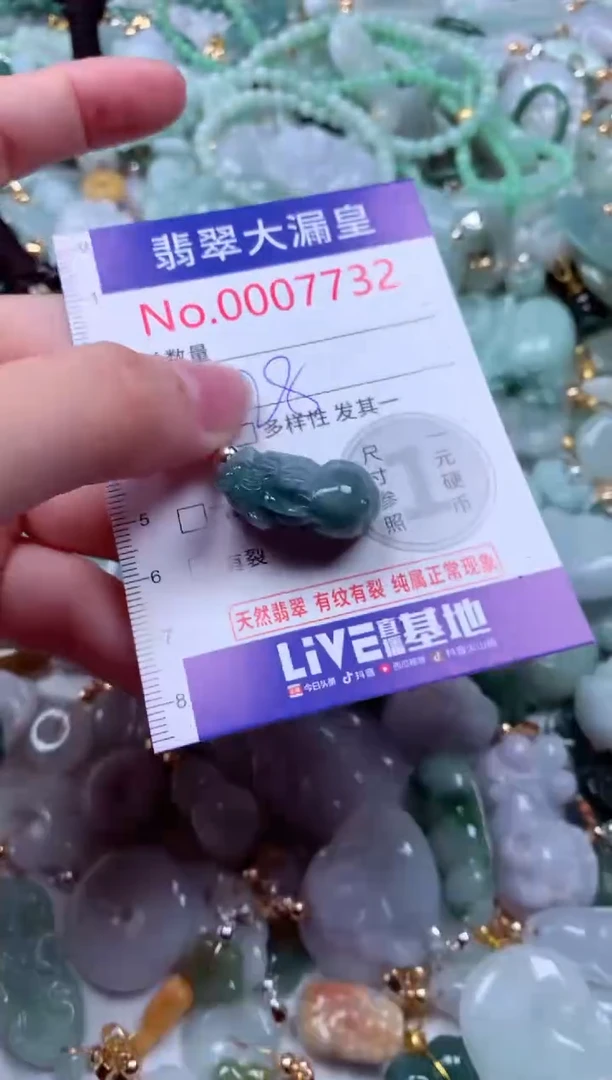 吊坠(不含链)未镶嵌翡翠7732