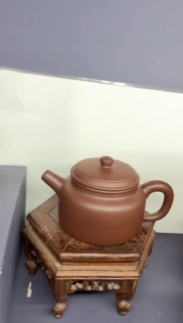 茶壶紫砂台西紫泥 炮嘴德钟