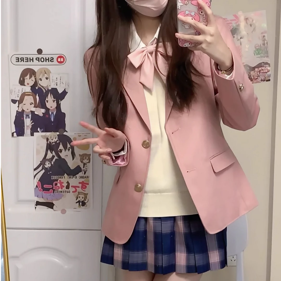 放学后的制服馆樱矢高校原创JK制服西装校供感学院风学生西服外套