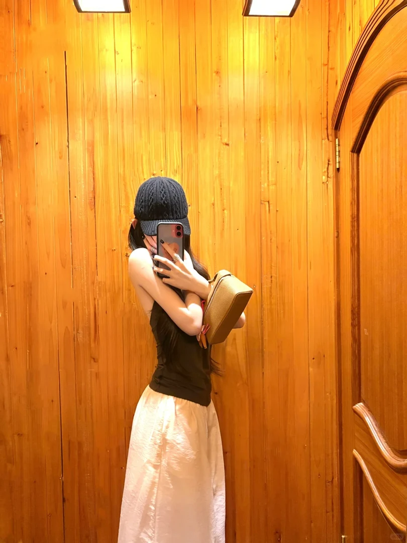 纯欲风性感收腰V领扭结吊带背心上衣女夏季2025新款显瘦休闲裤子