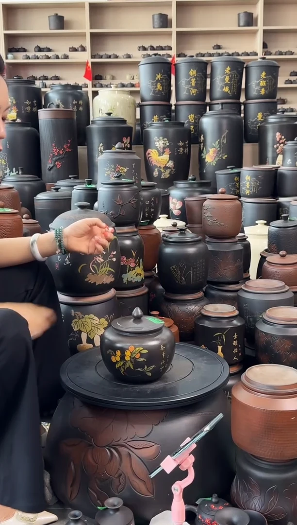罐瑕疵茶叶罐  139 小苹果彩填