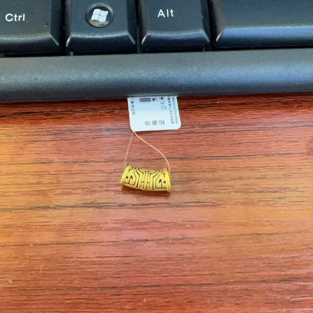 红飞珠宝足金吊坠