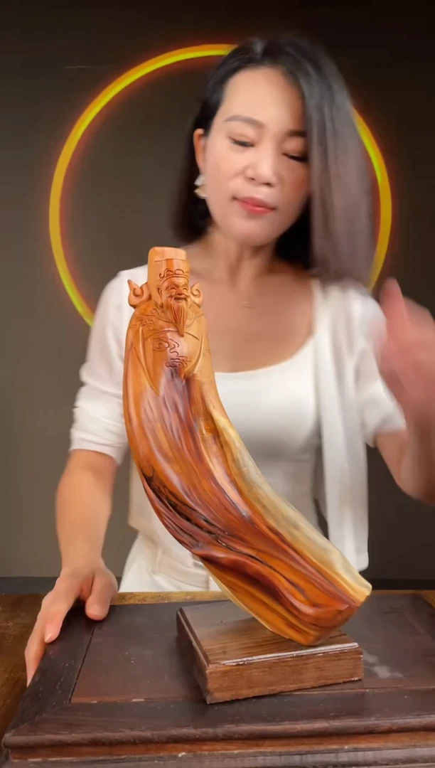 柏木（崖柏）手工摆件,先抢先得! 编号:64