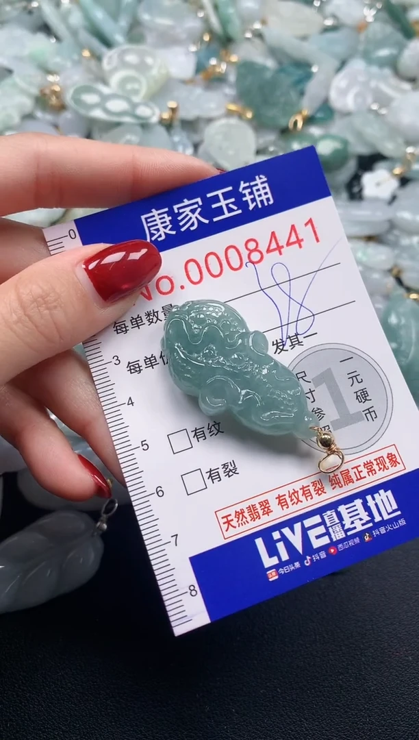 颈饰未镶嵌翡翠8441