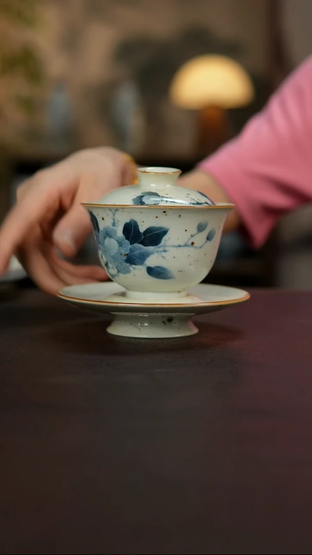 杯景德镇陶瓷杯碗柴烧多人