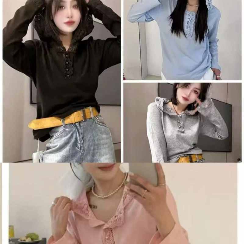 【喵喵专属】女士春日百搭连帽衬衫10BYF110S0916