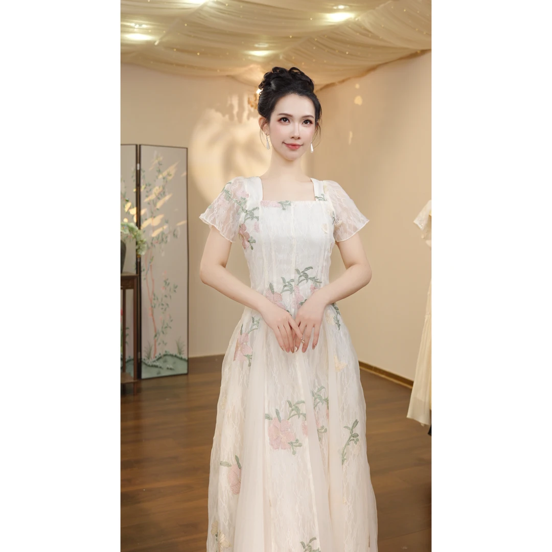 七姐原创-花仙子-1569 连衣裙（YQ1011）-121cm