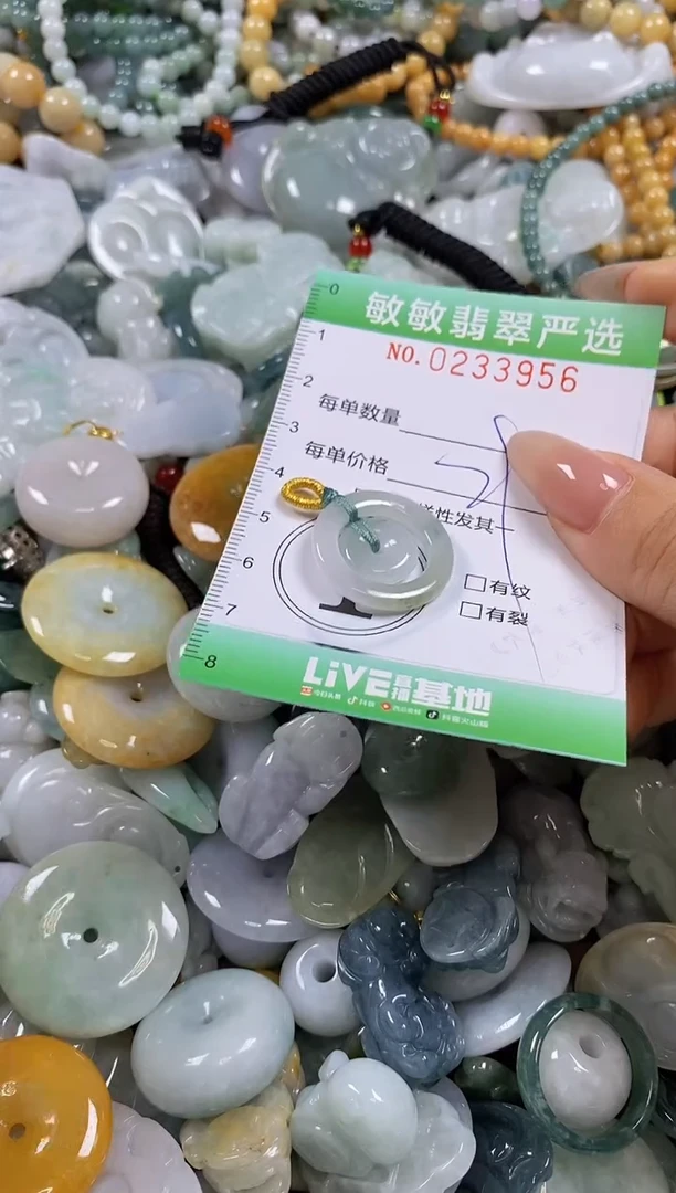 翡翠未镶嵌颈饰闪购0233956
