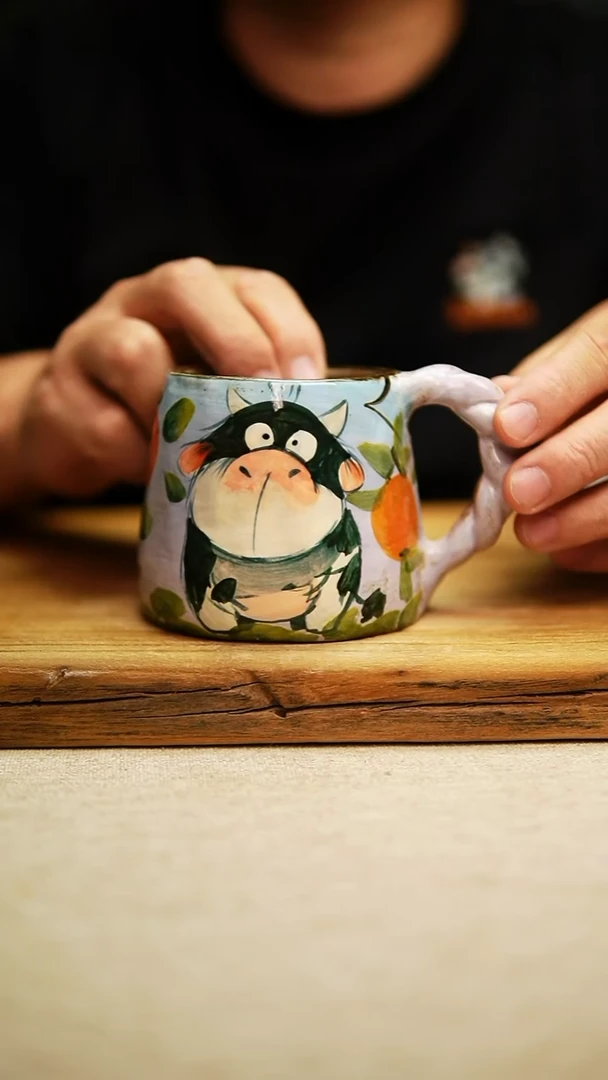 @@陶园瓷舍@@纯手工手绘@高温釉下彩