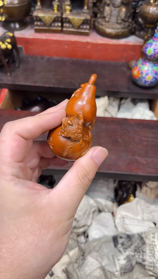 黄杨木A瑞瑞古铜高端精品95