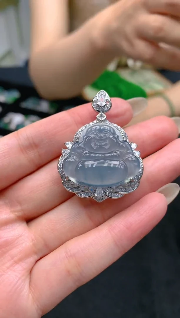 翡翠未镶嵌颈饰天然A货翡翠