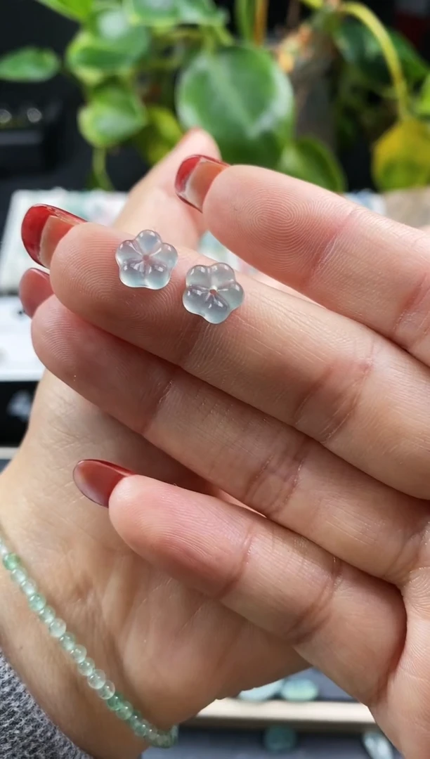 【闪购商品】翡翠裸石翡翠小花