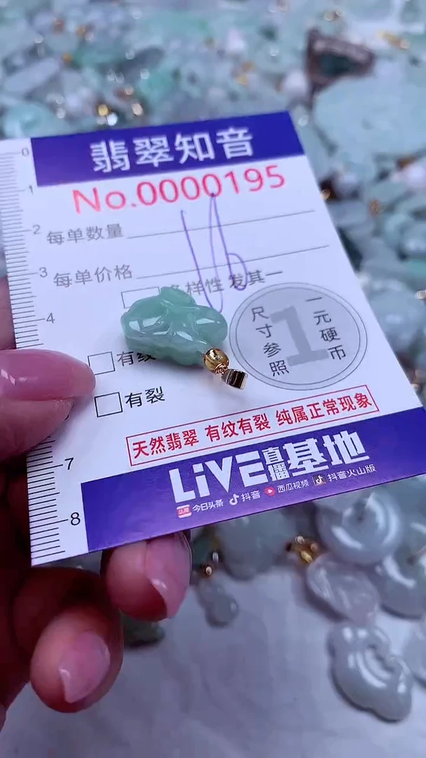 吊坠(不含链)未镶嵌翡翠195