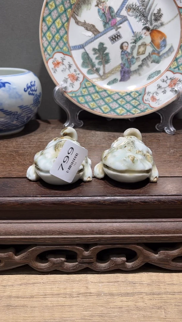 瓷片林*A79  9瓷器小摆件小摆件