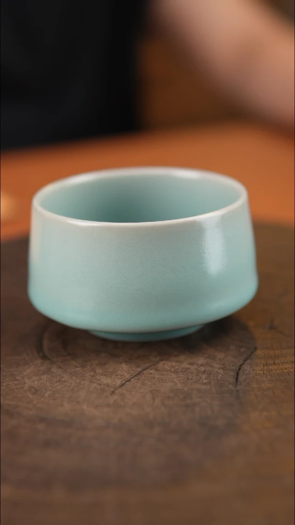 汝瓷 马蹄杯
