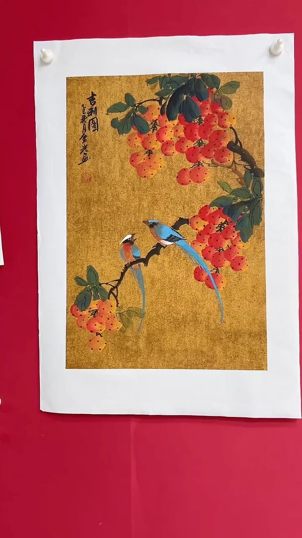 国画杨金光/花鸟/宣纸/国画