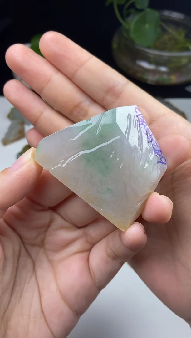 未镶嵌定制翡翠翡翠片料定制未镶嵌12.3-1包工包料