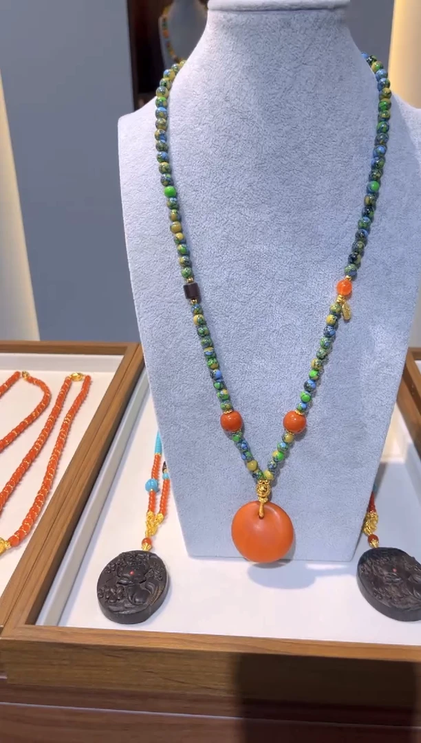 蜜蜡颈饰未镶嵌M12