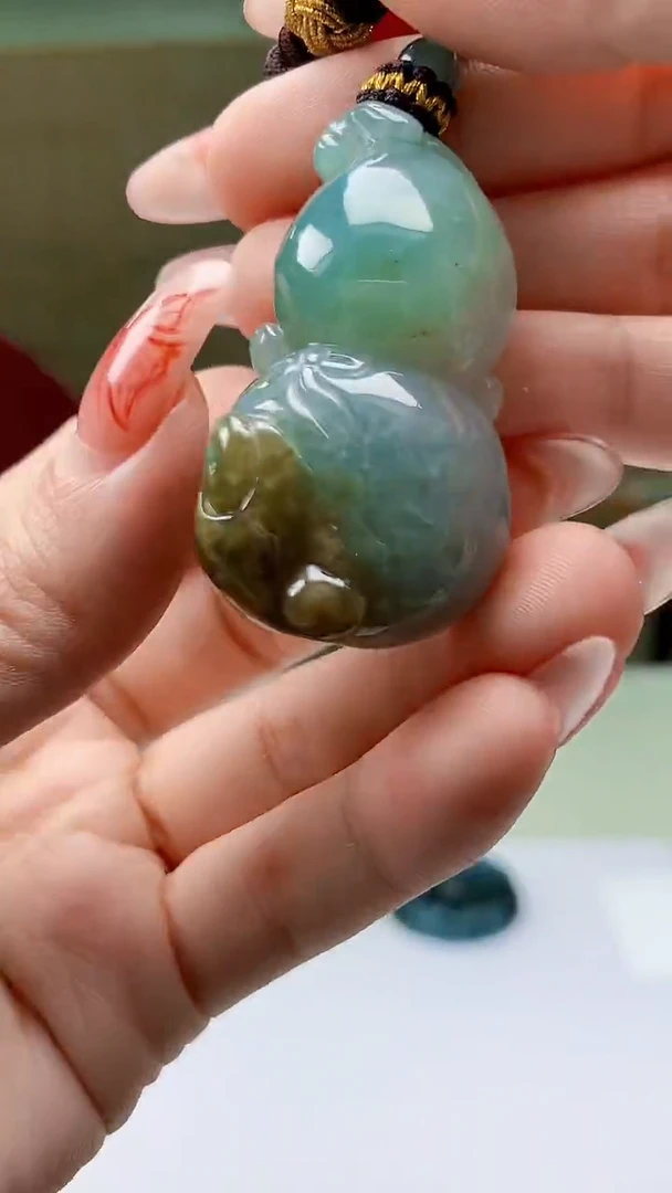 【闪购商品】定制翡翠未镶嵌4902ty-毛货挂件39