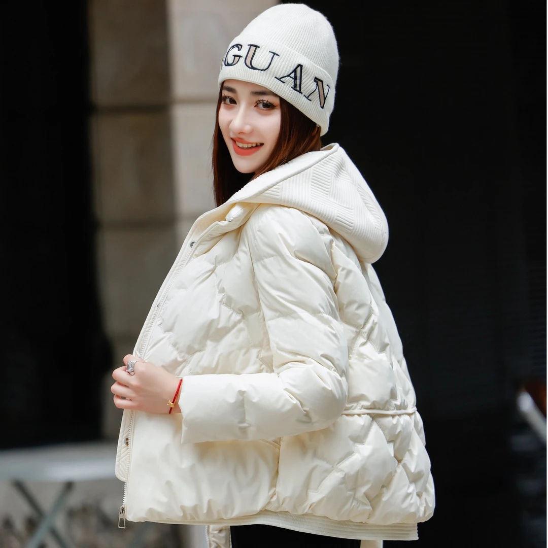 尚娅【反季开炸】7613短款羽绒服时尚百搭保暖