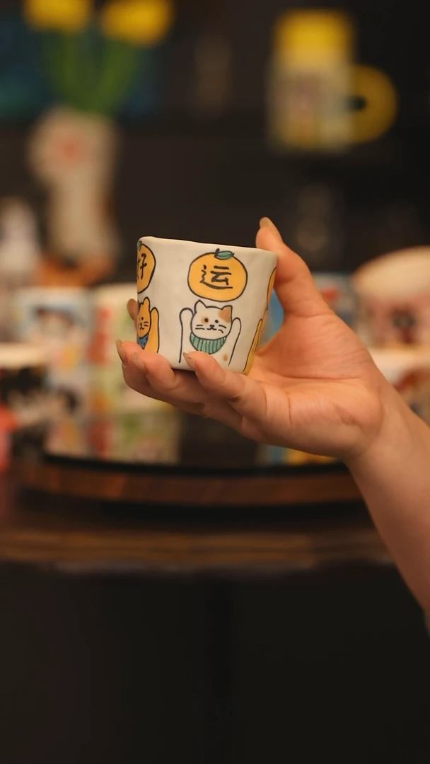 【闪购商品】摆件景德镇釉下彩绘设计师款陶瓷