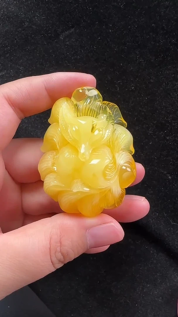 蜜蜡未镶嵌珠宝奇石天然蜜蜡吊坠