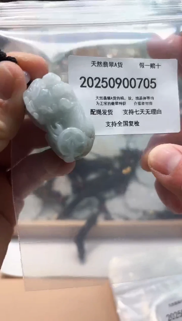 颈饰未镶嵌翡翠天然A货翡翠20250907