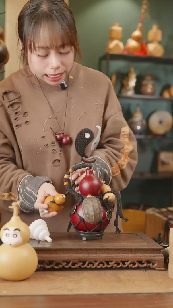 【闪购商品】330号精品天然大漆工艺防渗内胆酒葫芦~