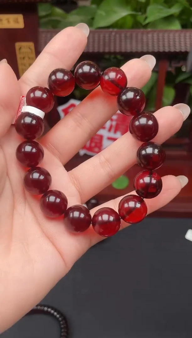 手串血珀未镶嵌手串M053多样性发其一