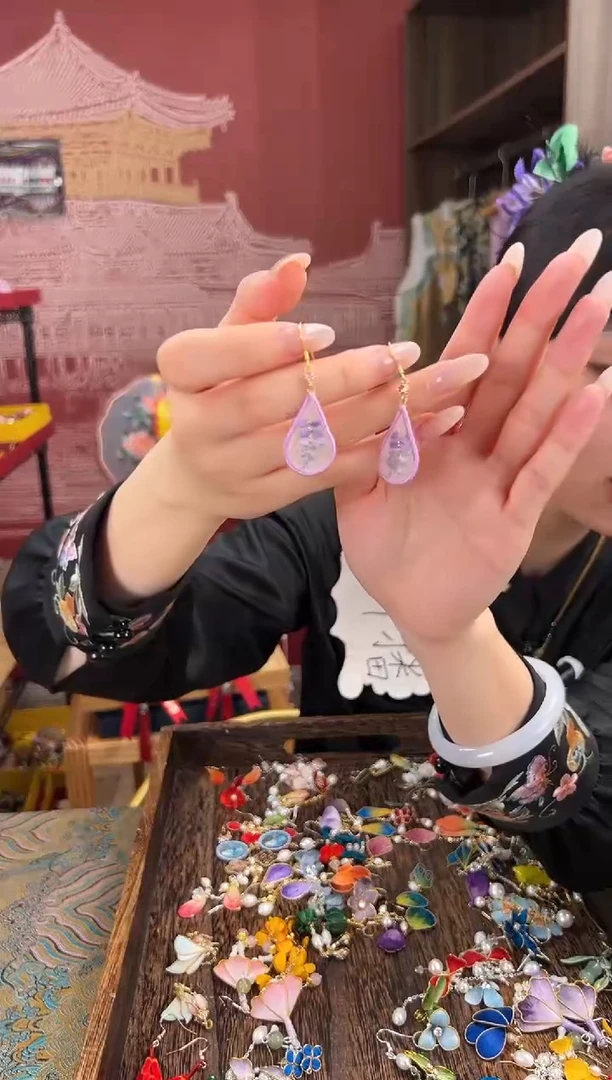 【闪购商品】刺绣 苏绣世家非遗手工（耳环）