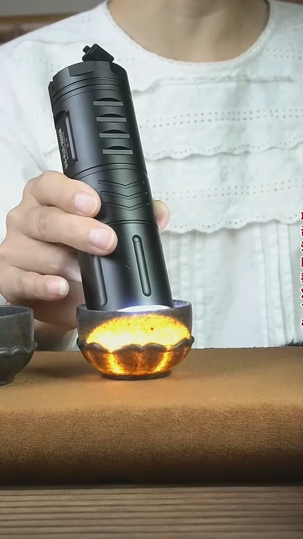 冰碛岩石雕茶杯莲花杯