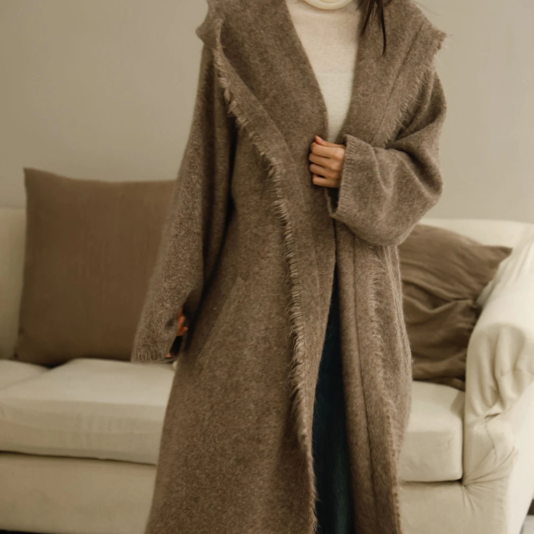 Xuan Yan秋季流苏大衣X25MD056