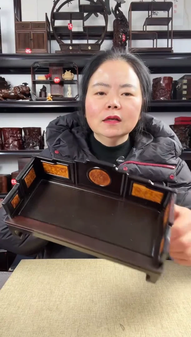 木黑床老李红木工艺品