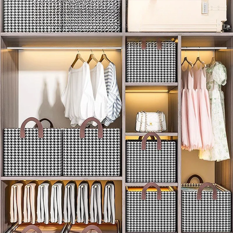 钢架收纳盒可折叠家用衣柜衣服收纳盒多功能防尘裤子杂物收纳神器