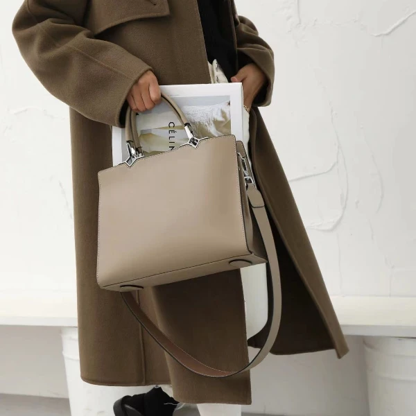 【尚恩CC】SLBL-6230-卡其色-轻奢百搭手提腋下新款斜跨女包