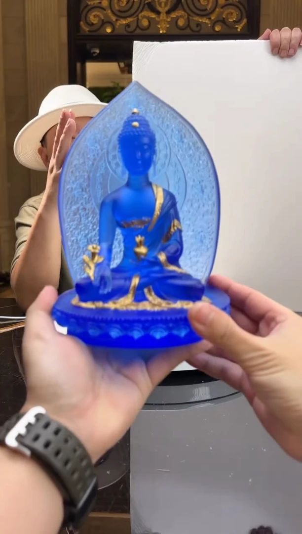 【闪购商品】茶宠AJ06627背光药师佛摆件