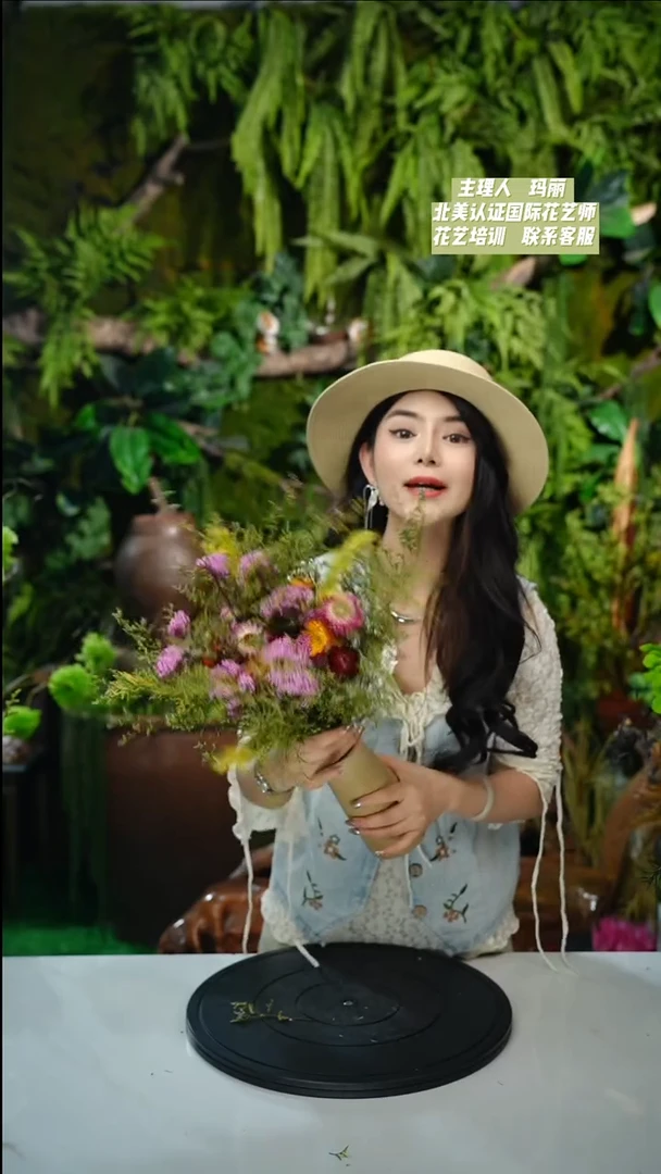 雨露花+花瓶一套