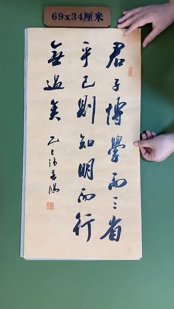 书法书法 张若鸿 尺寸69cm*34cm
