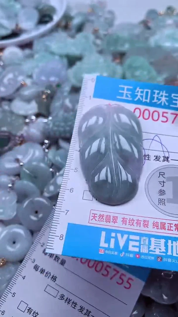 吊坠(不含链)未镶嵌翡翠5754