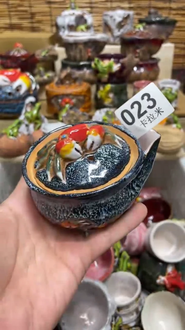 消****世023精美粗陶手工柴烧