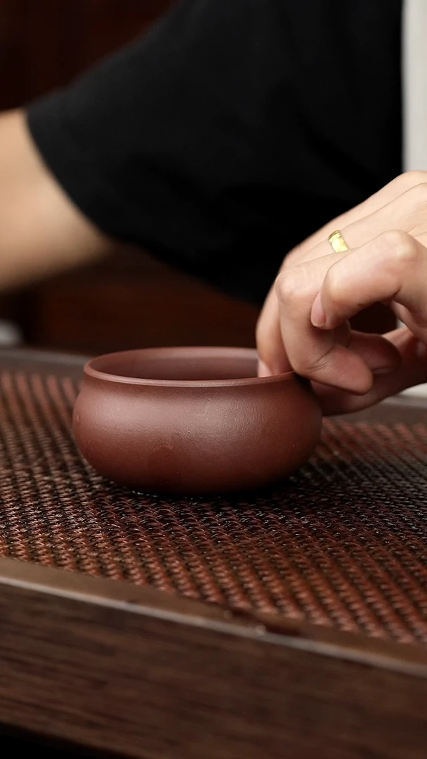 茶壶紫砂底槽清普洱杯