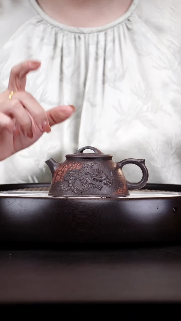 茶壶紫砂悦茗壶紫砂壶      17  天青