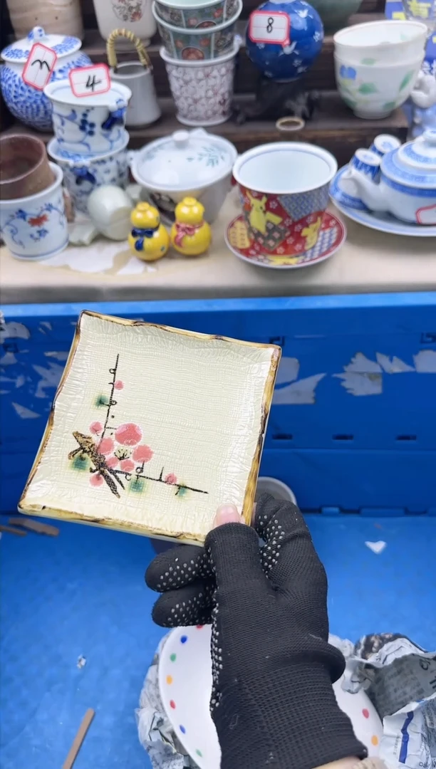 【闪购商品】瓷片0102中古陶瓷满18米包邮一单一付