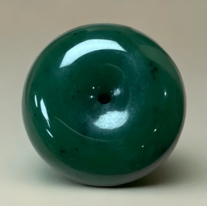 【中国有好玉】天然和田玉碧玉平安扣吊坠yh